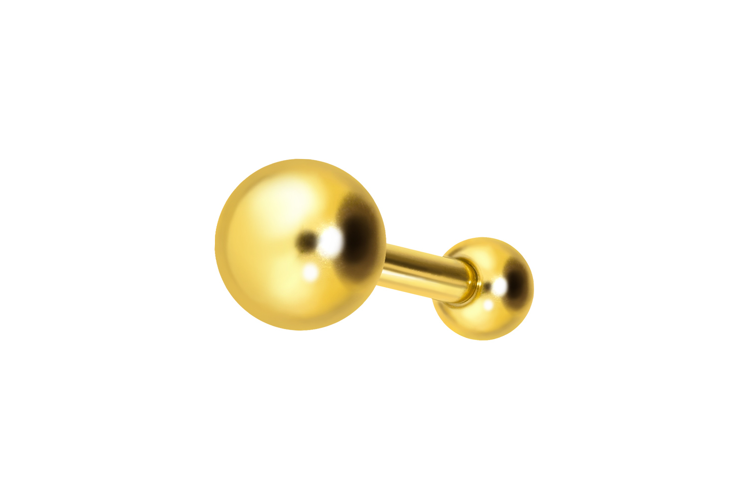Titan Ohrpiercing mit Innengewinde KUGEL